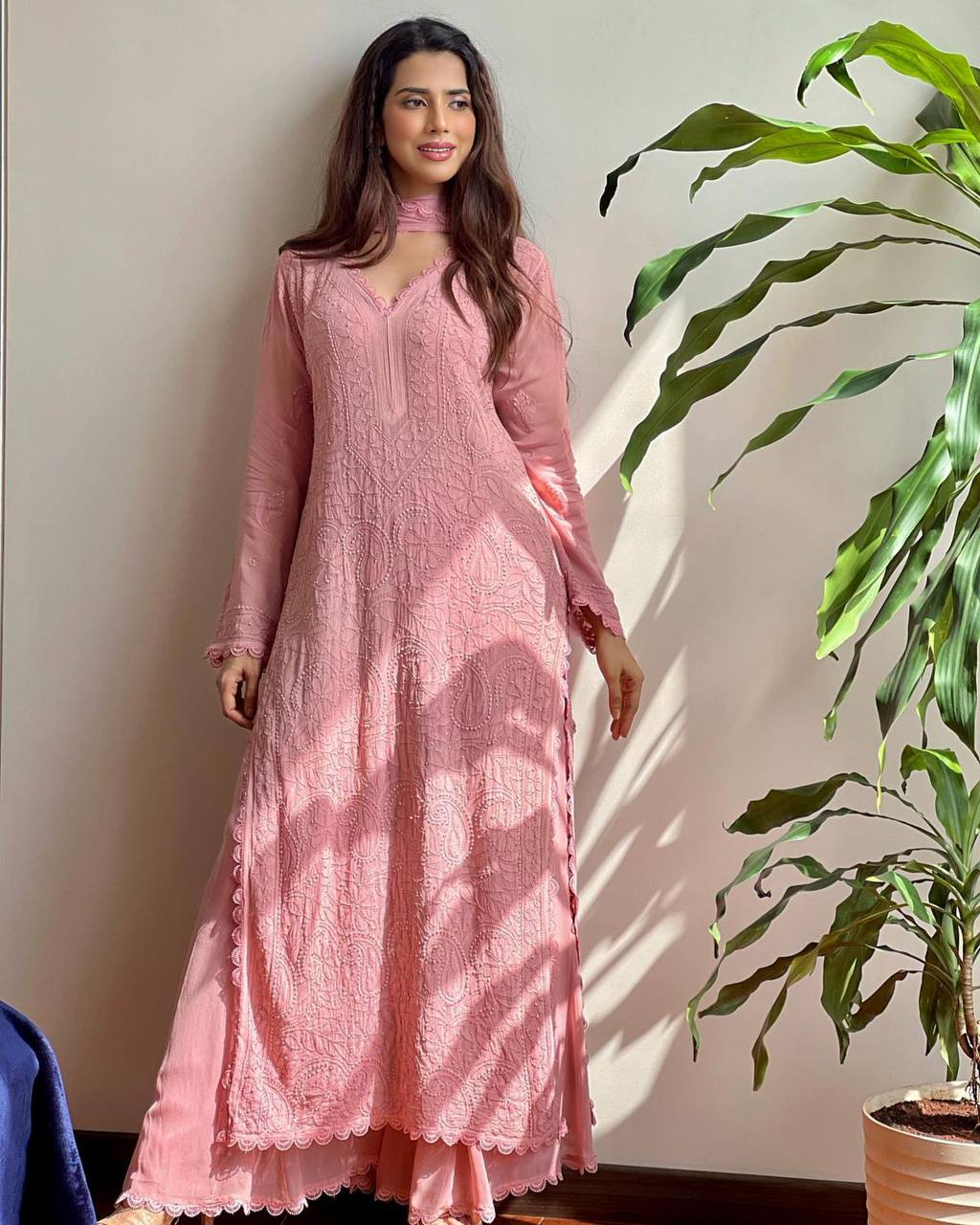 ethnic pink dress Pink Printed Dress | Harmony Hues Collection