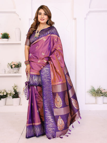 Premium Green South Soft Silk Saree with Rich Zari Weaving Border & Heavy Pallu