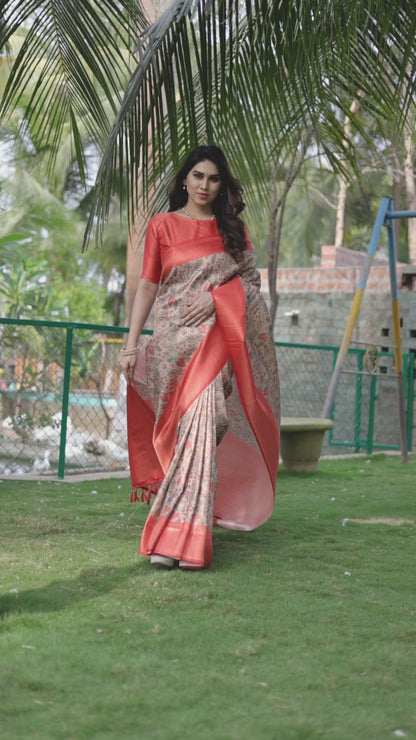 GORGEOUS SOFT BANARASI SILK PINK SAREE